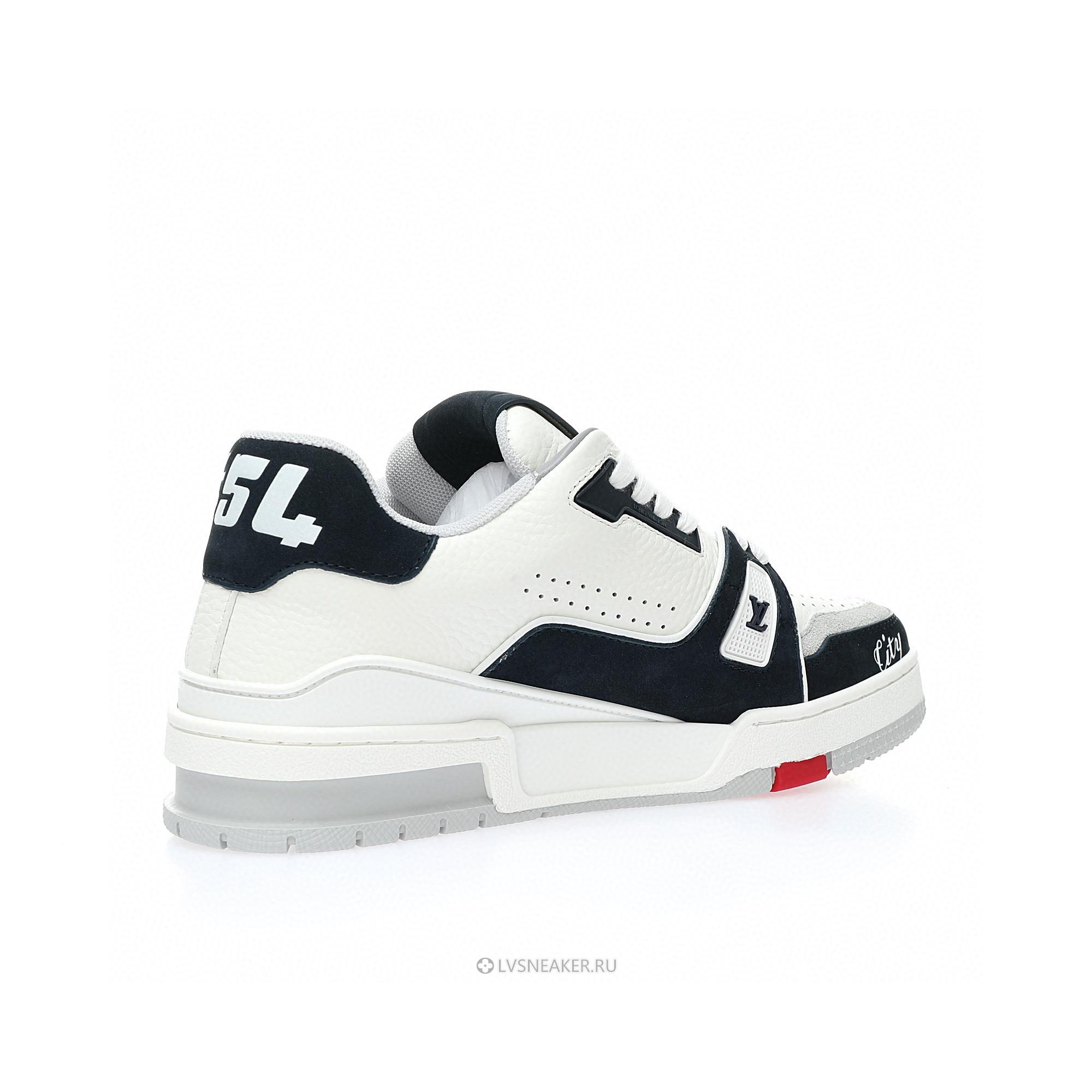 Louis Vuitton LV Trainer "New York Exclusive - White Leather" 1AC01Q Sneakers