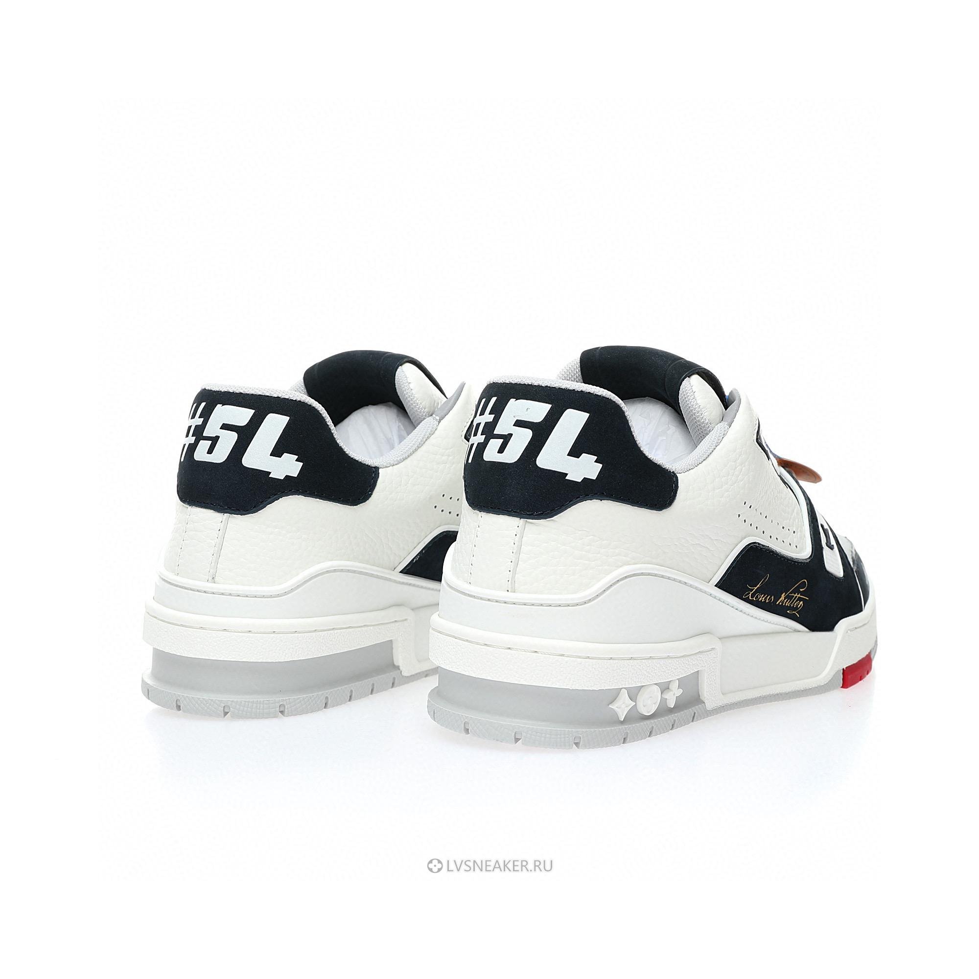 Louis Vuitton LV Trainer "New York Exclusive - White Leather" 1AC01Q Sneakers