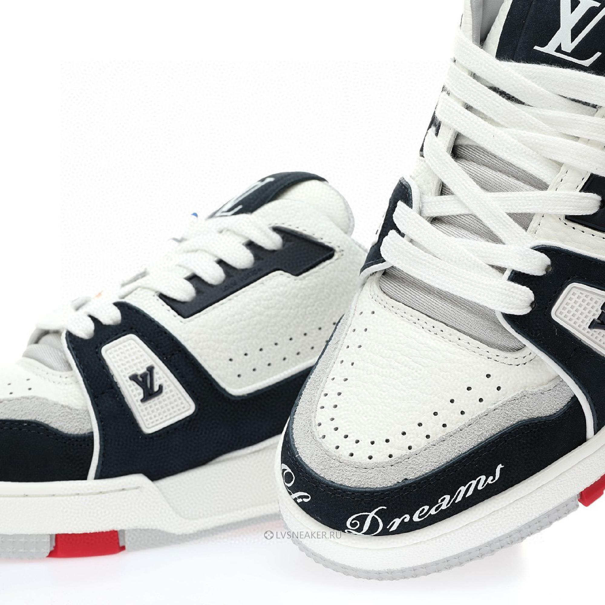 Louis Vuitton LV Trainer "New York Exclusive - White Leather" 1AC01Q Sneakers