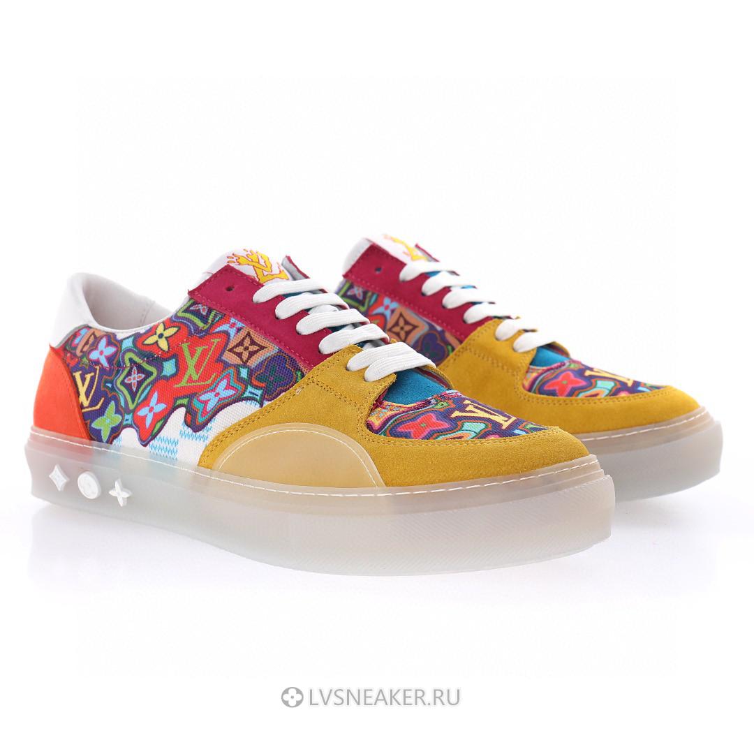 Louis Vuitton LV Ollie "Psychedelic Monogram Canvas and Leather" 1A8Q6L Sneakers