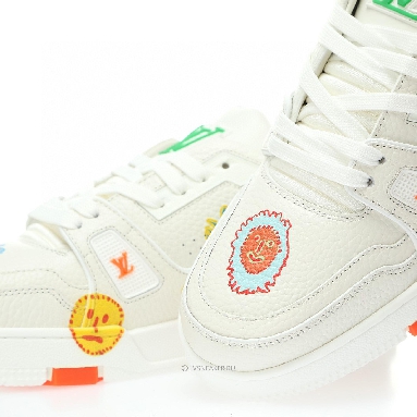 Louis Vuitton LV x Yayoi Kusam Trainer "White Print" 1ABD3G Sneakers