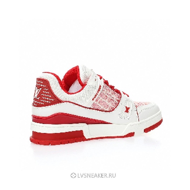 Louis Vuitton LV x LADY PINK Trainer 350 "White Red" 1A9V5M Sneakers
