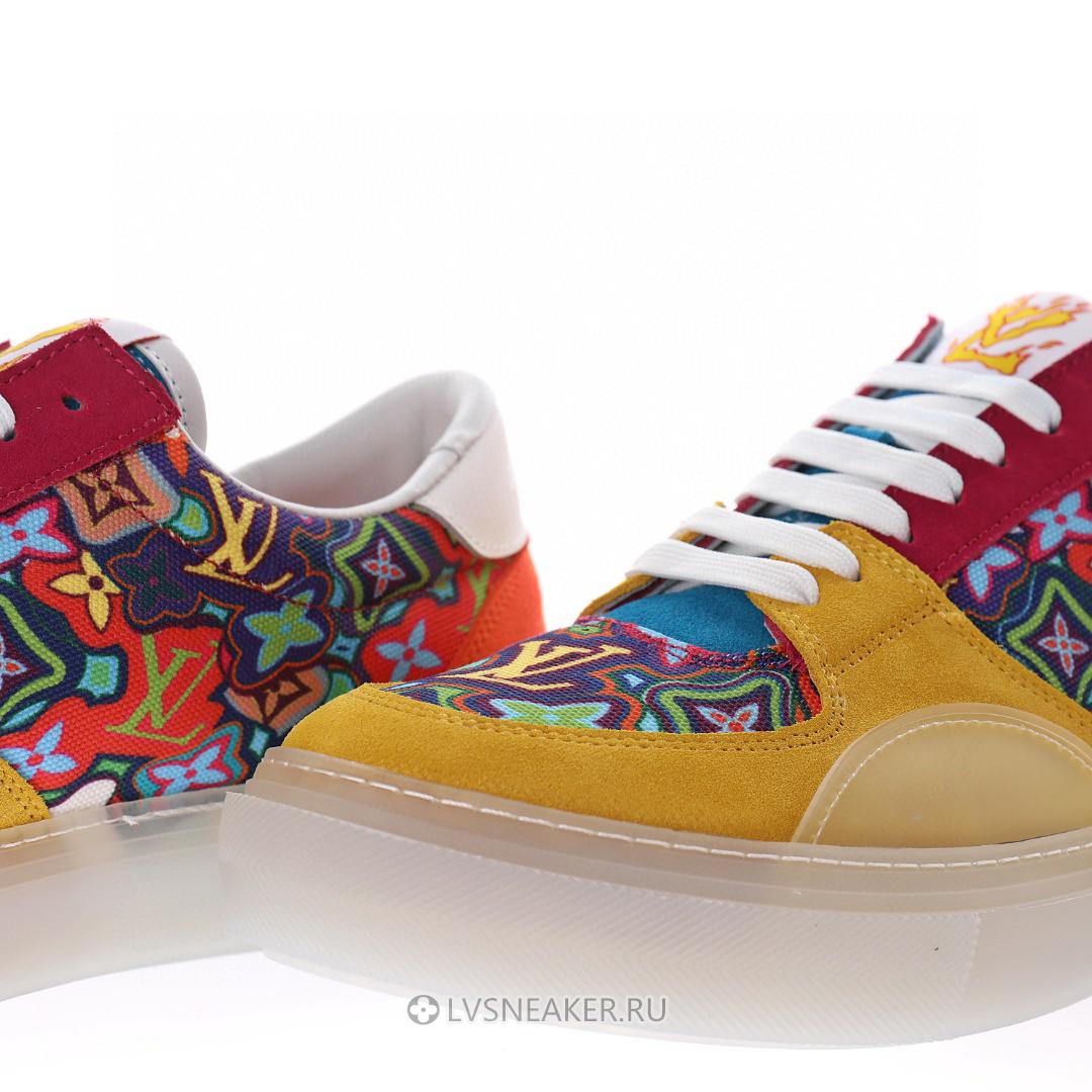 Louis Vuitton LV Ollie "Psychedelic Monogram Canvas and Leather" 1A8Q6L Sneakers