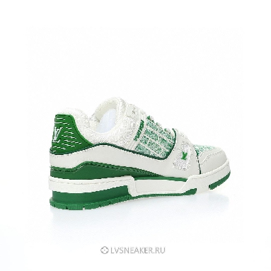 Louis Vuitton LV Trainer "White Green" 1A9V5M-2 Sneakers