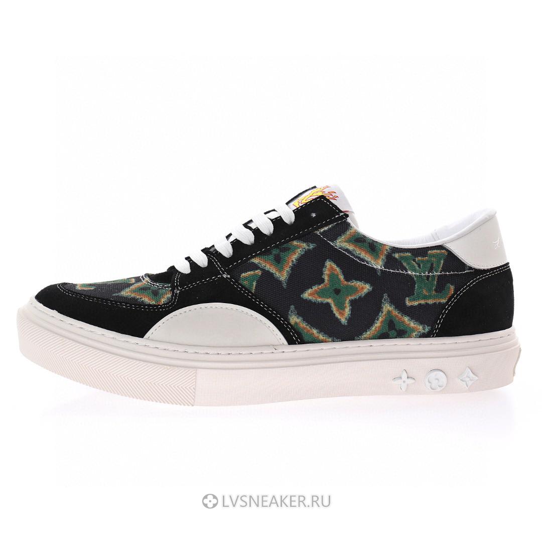 Louis Vuitton LV Ollie "Black Green Yellow" 1A8Q71 Sneakers