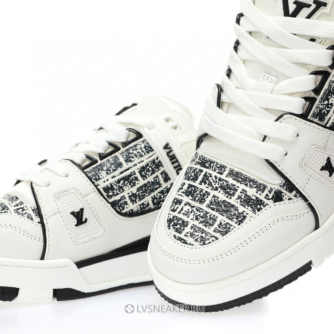Louis Vuitton LV Trainer "White Black" 1A9V5M-4 Sneakers