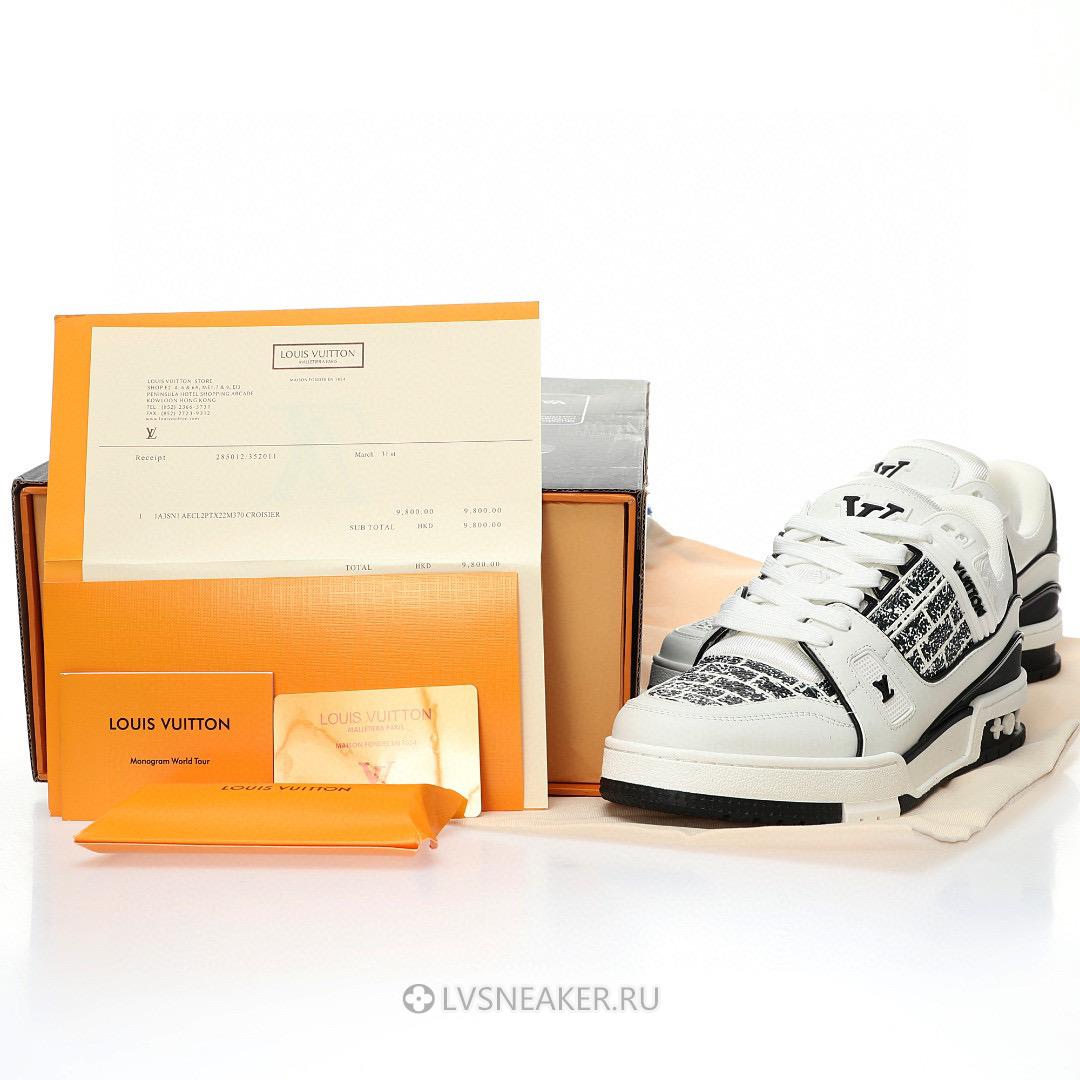Louis Vuitton LV Trainer "White Black" 1A9V5M-4 Sneakers