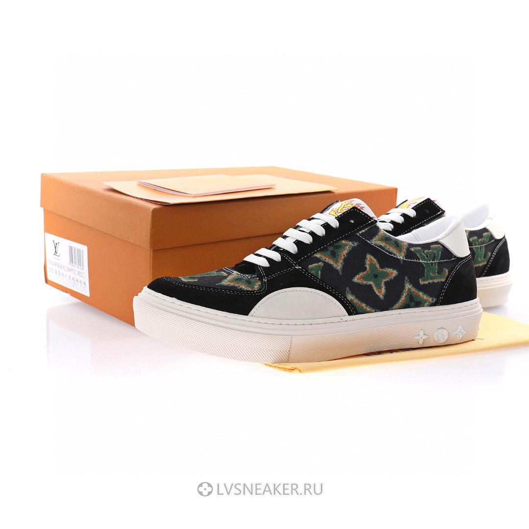 Louis Vuitton LV Ollie "Black Green Yellow" 1A8Q71 Sneakers