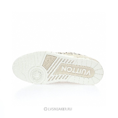 Louis Vuitton LV Trainer "Striped Mini Monogram - Beige" 1ABG0O Sneakers