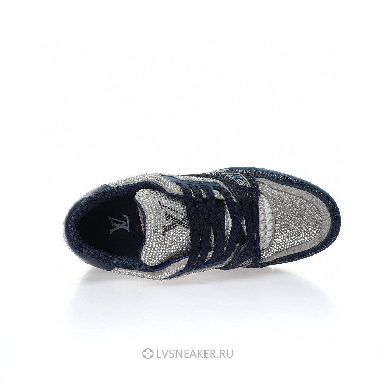 Louis Vuitton LV Trainer "Marine Grey Crystal" 1AA6RB Sneakers