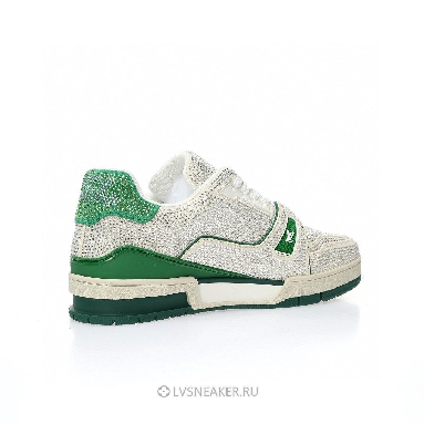 Louis Vuitton LV Trainer "Green Strass" 1AARLG Sneakers