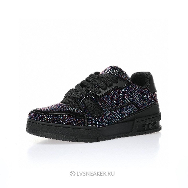 Louis Vuitton LV Trainer "Black Crystals" 1A815L Sneakers
