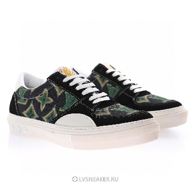 Louis Vuitton LV Ollie "Black Green Yellow" 1A8Q71 Sneakers