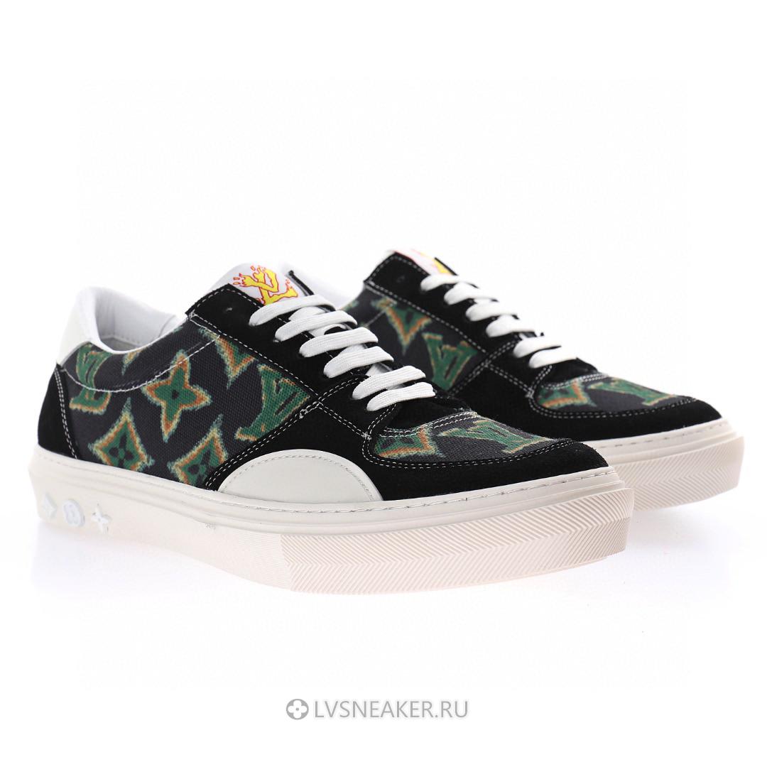 Louis Vuitton LV Ollie "Black Green Yellow" 1A8Q71 Sneakers