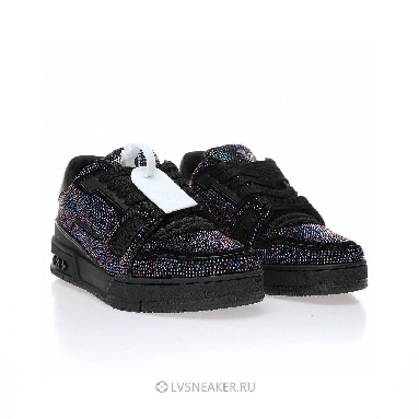 Louis Vuitton LV Trainer "Black Crystals" 1A815L Sneakers