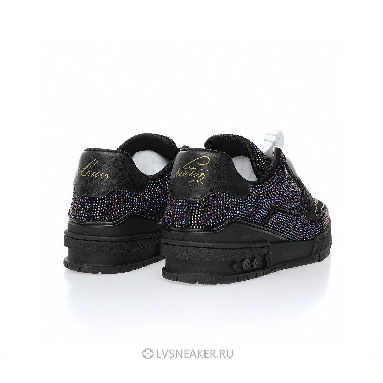 Louis Vuitton LV Trainer "Black Crystals" 1A815L Sneakers