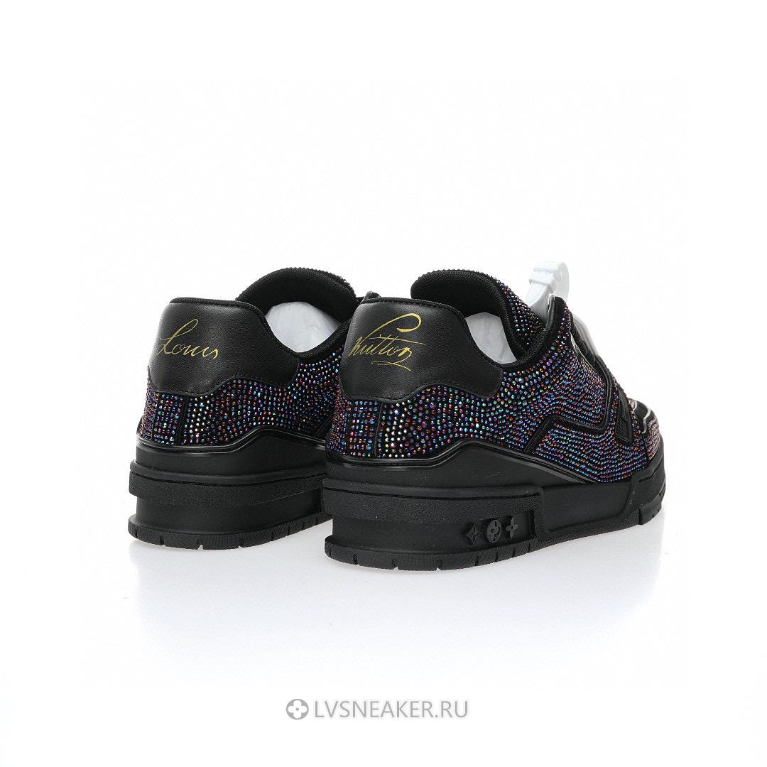 Louis Vuitton LV Trainer "Black Crystals" 1A815L Sneakers