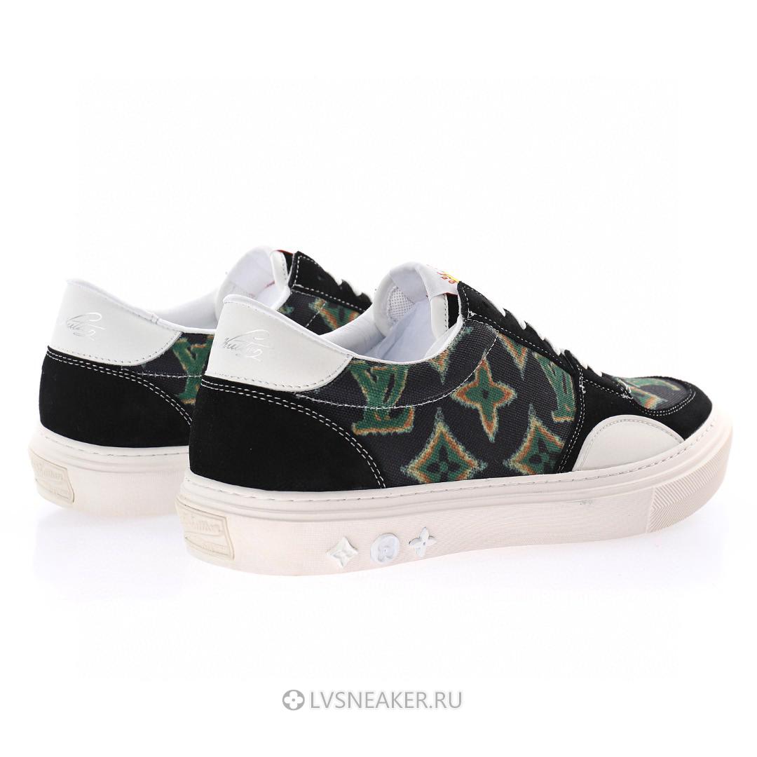 Louis Vuitton LV Ollie "Black Green Yellow" 1A8Q71 Sneakers