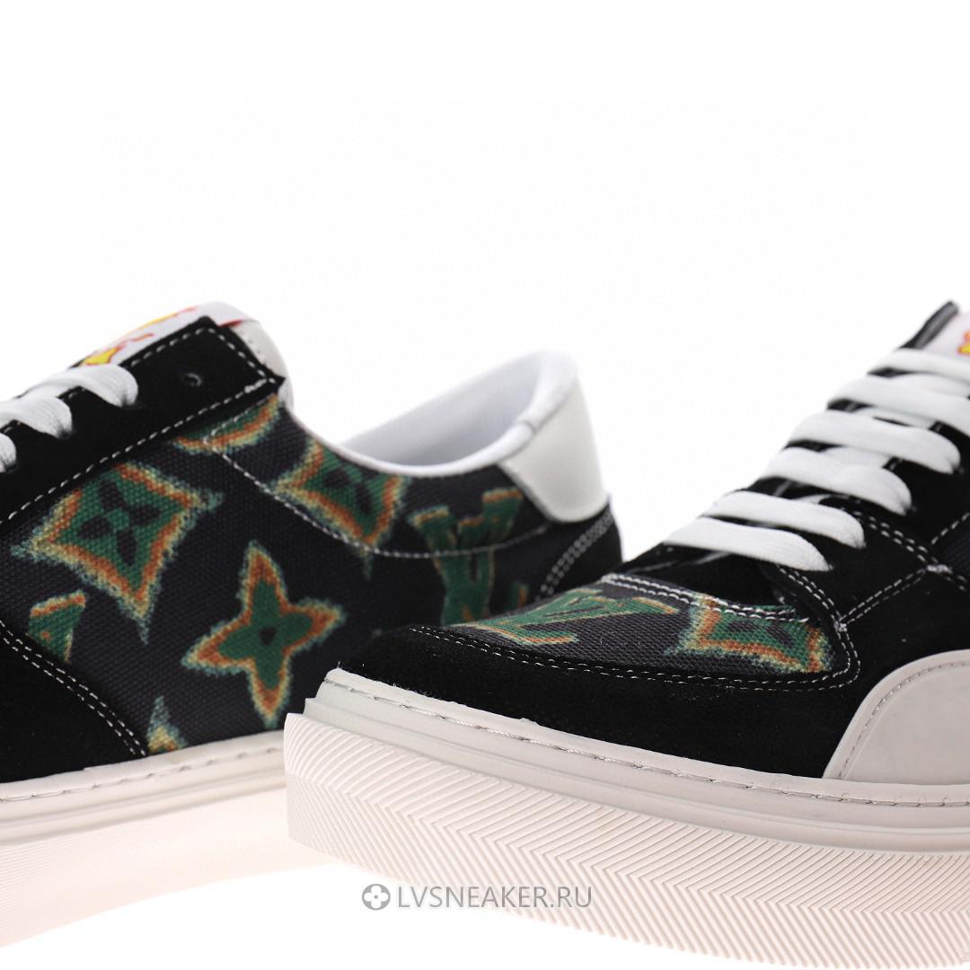 Louis Vuitton LV Ollie "Black Green Yellow" 1A8Q71 Sneakers