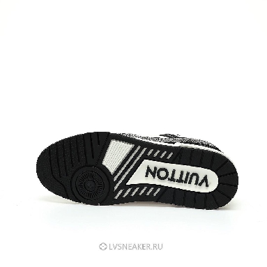 Louis Vuitton LV Trainer "Black White Swarovski" 1ABM08 Sneakers