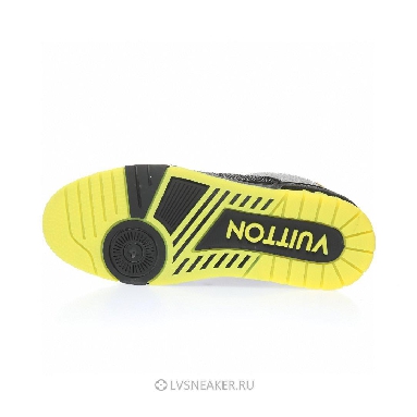 Louis Vuitton LV Trainer "Black Grey Yellow Crystals" 1A9JXJ Sneakers
