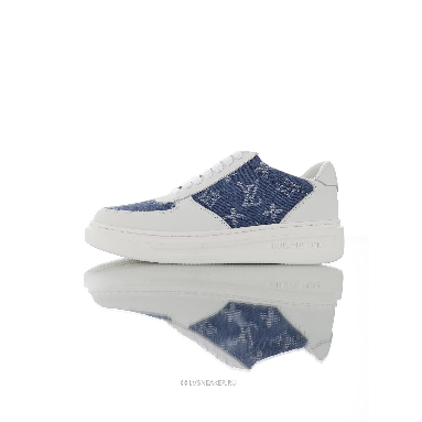 Louis Vuitton LV Beverly Hills "White with Blue Denim Monogram" 1AA47X-2 Sneakers