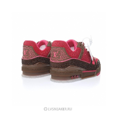 Louis Vuitton LV Trainer "Crystal Pink and Brown" 1A8Z6Y Sneakers