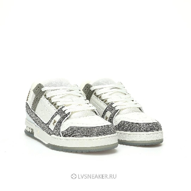Louis Vuitton LV Trainer "Khaki Crystals" 1AARH6-2 Sneakers