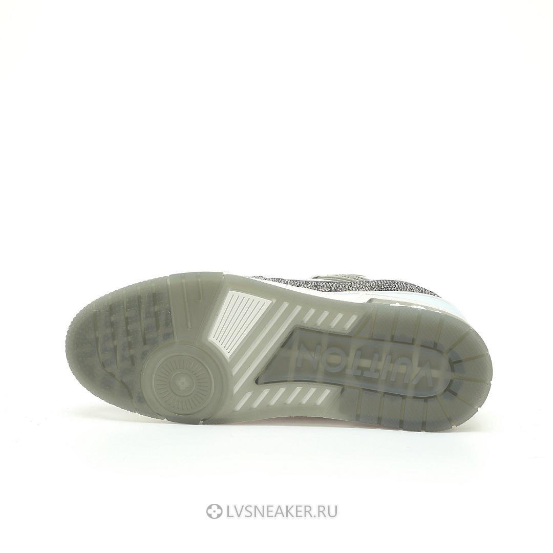 Louis Vuitton LV Trainer "Khaki Crystals" 1AARH6-2 Sneakers
