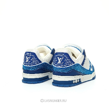 Louis Vuitton LV Trainer "Blue Crystals" 1AC5AL-2 Sneakers