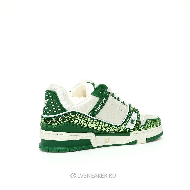 Louis Vuitton LV Trainer "Green Crystals" 1AARLE-2 Sneakers