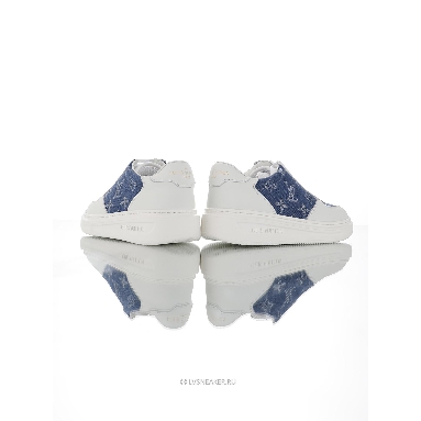 Louis Vuitton LV Beverly Hills "White with Blue Denim Monogram" 1AA47X-2 Sneakers