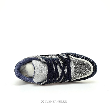 Louis Vuitton LV Trainer "Grey Blue Crystals" 1AA6QZ-2 Sneakers