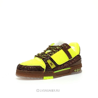 Louis Vuitton LV Trainer "Yellow Brown Crystals" 1A8Z6K-2 Sneakers