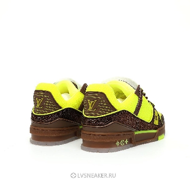 Louis Vuitton LV Trainer "Yellow Brown Crystals" 1A8Z6K-2 Sneakers