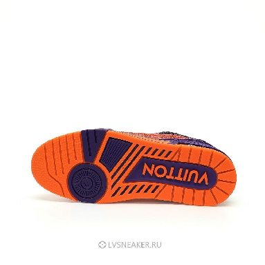 Louis Vuitton LV Trainer "Purple Orange Crystals" 1AA6QD Sneakers