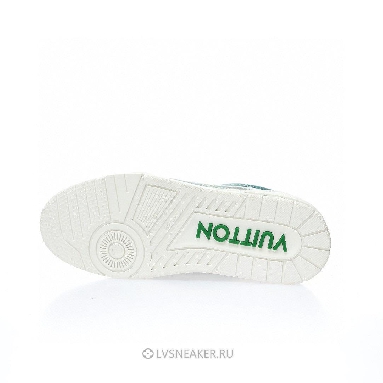 Louis Vuitton LV Trainer "White Green Colored" 1ABLX3 Sneakers