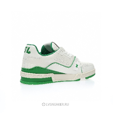 Louis Vuitton LV Trainer "#54 Signature White Green" 1ABNIS Sneakers