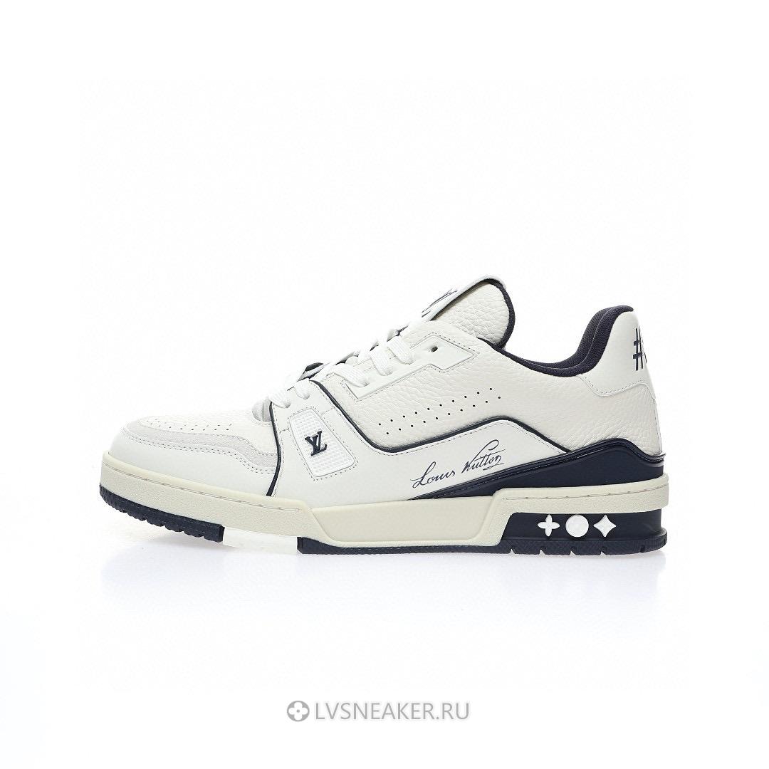 Louis Vuitton LV Trainer "#54 Signature White Marine" 1ABNIL Sneakers