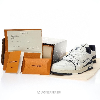 Louis Vuitton LV Trainer "#54 Signature White Marine" 1ABNIL Sneakers