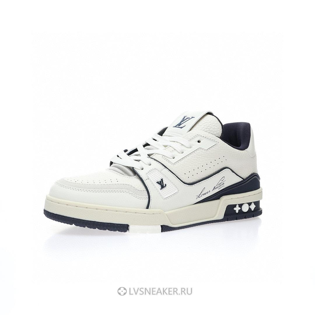Louis Vuitton LV Trainer "#54 Signature White Marine" 1ABNIL Sneakers