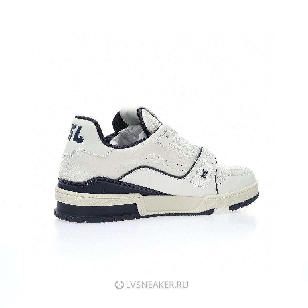 Louis Vuitton LV Trainer "#54 Signature White Marine" 1ABNIL Sneakers