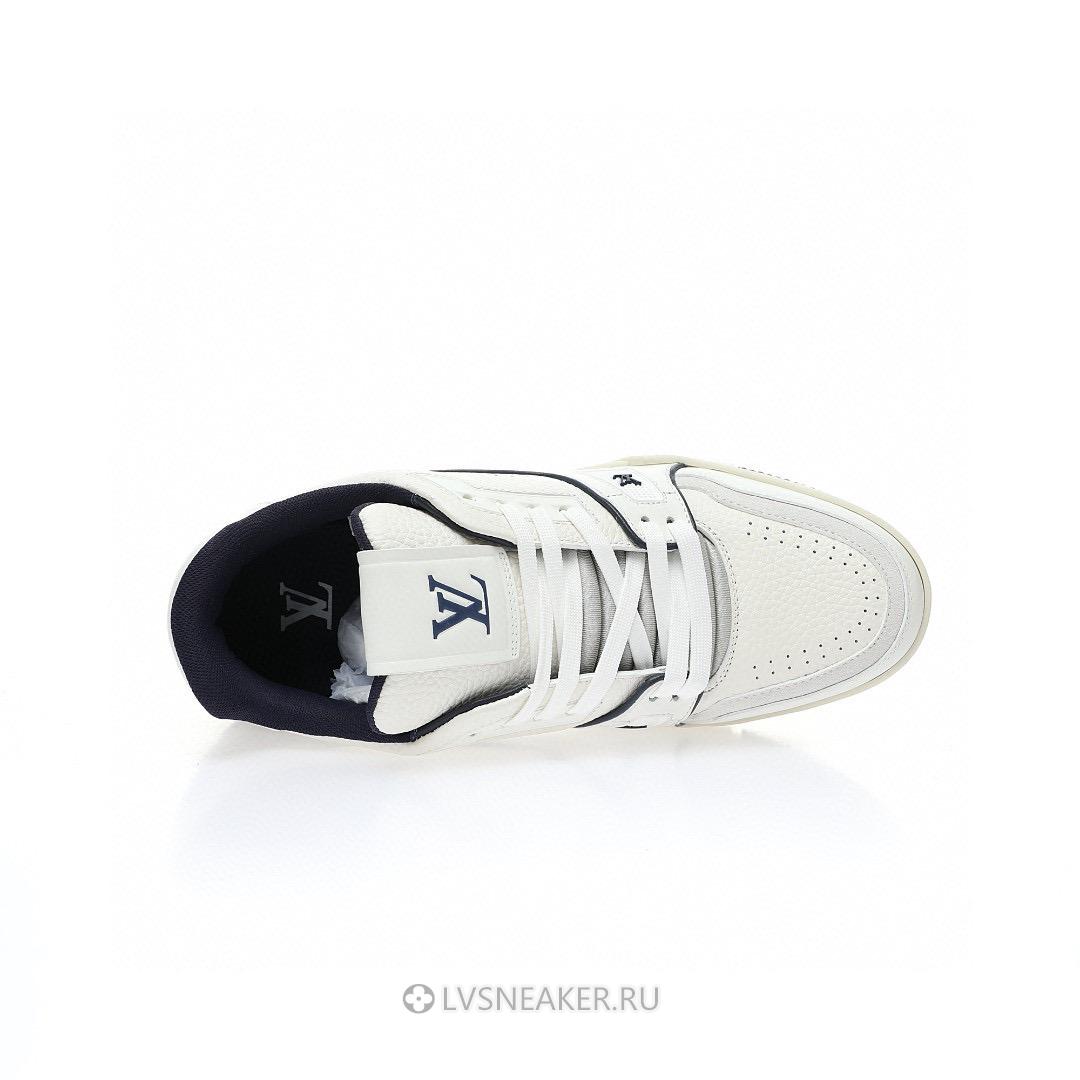 Louis Vuitton LV Trainer "#54 Signature White Marine" 1ABNIL Sneakers