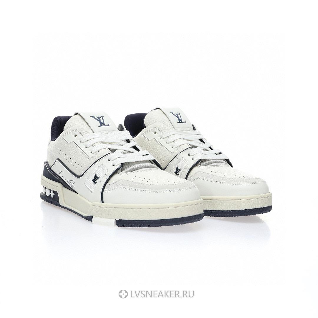 Louis Vuitton LV Trainer "#54 Signature White Marine" 1ABNIL Sneakers