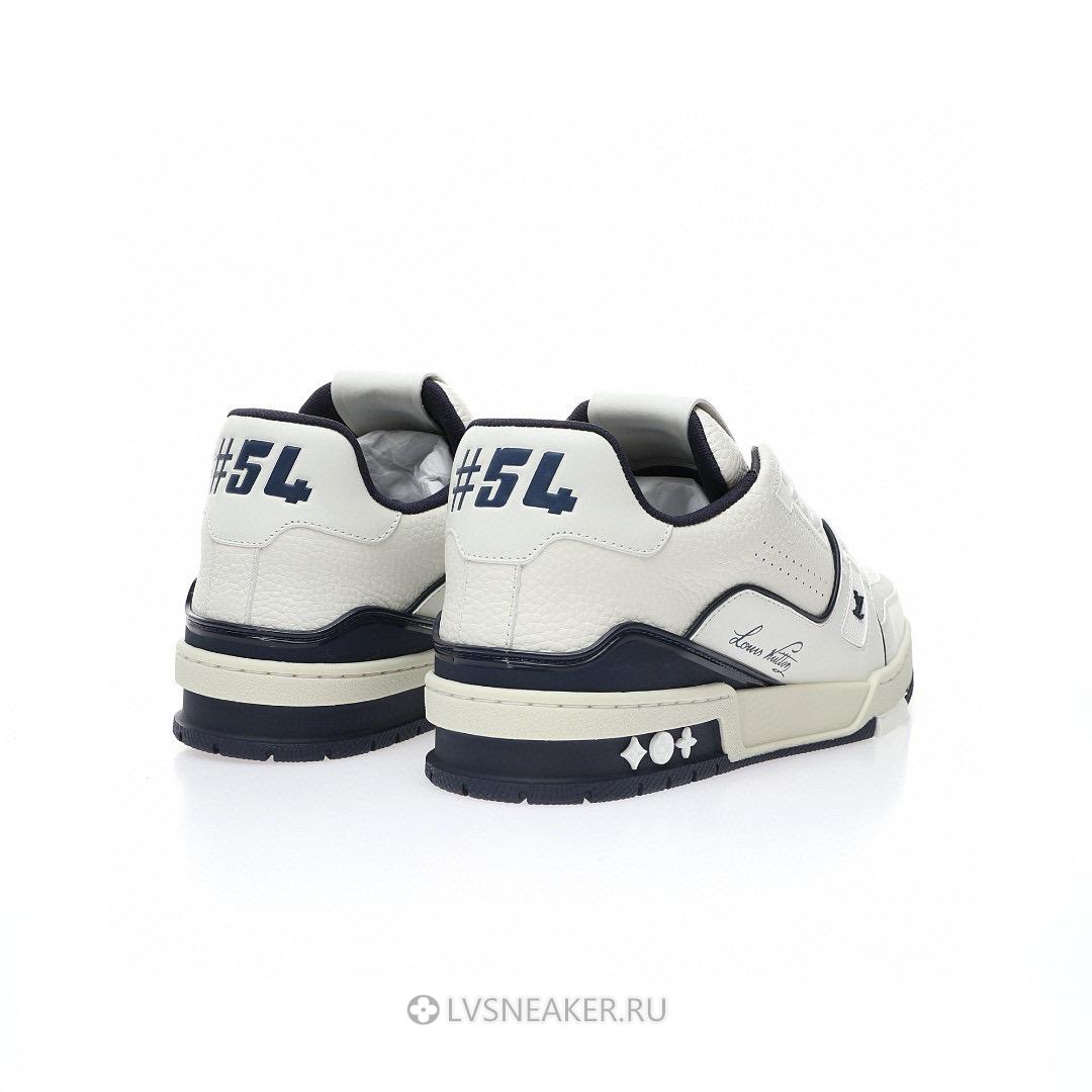 Louis Vuitton LV Trainer "#54 Signature White Marine" 1ABNIL Sneakers