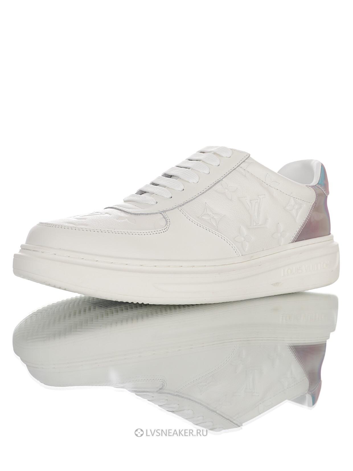 Louis Vuitton LV Beverly Hills "White Iridescent Monogram" 1A5XLQ-2 Sneakers