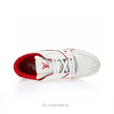 Louis Vuitton LV Trainer "White Red" 1ABFBK Sneakers