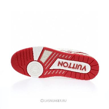 Louis Vuitton LV Trainer "White Red" 1ABFBK Sneakers