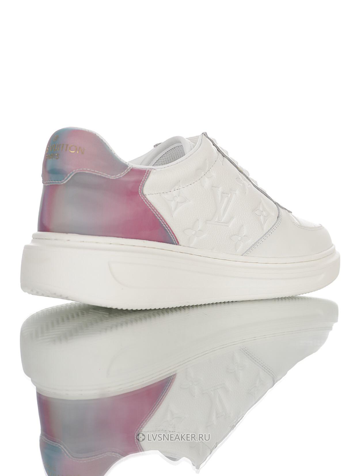Louis Vuitton LV Beverly Hills "White Iridescent Monogram" 1A5XLQ-2 Sneakers