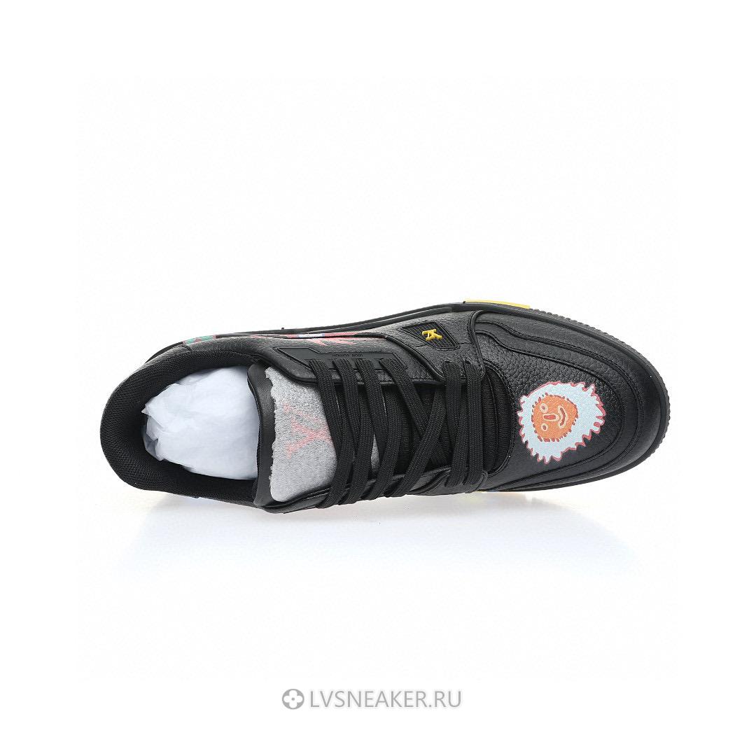 Louis Vuitton LV x Yayoi Kusama Trainer "Black Print" 1ABD2W Sneakers